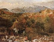 Joaquin Sorolla Mountains oil painting reproduction